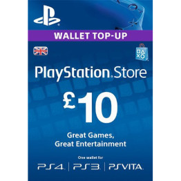 PSN 10 £ Gift Card UK فیزیکی 